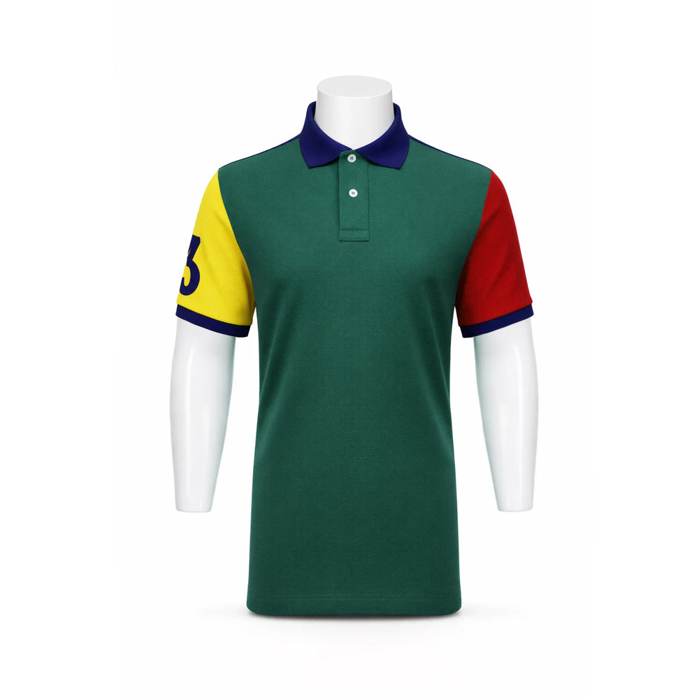 RL.MEN S/S POLO SHIRT 489001 GRN M (IRS)