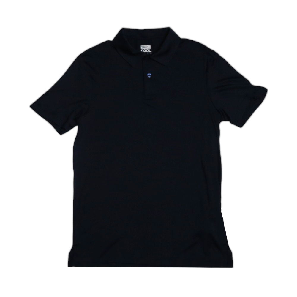 COOL MEN S/S POLO SHIRT 9508RT-001 NVY L (IRS)