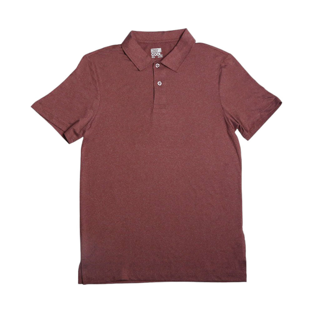 COOL MEN S/S POLO SHIRT 9508RT-762 D-PINK L (IRS)