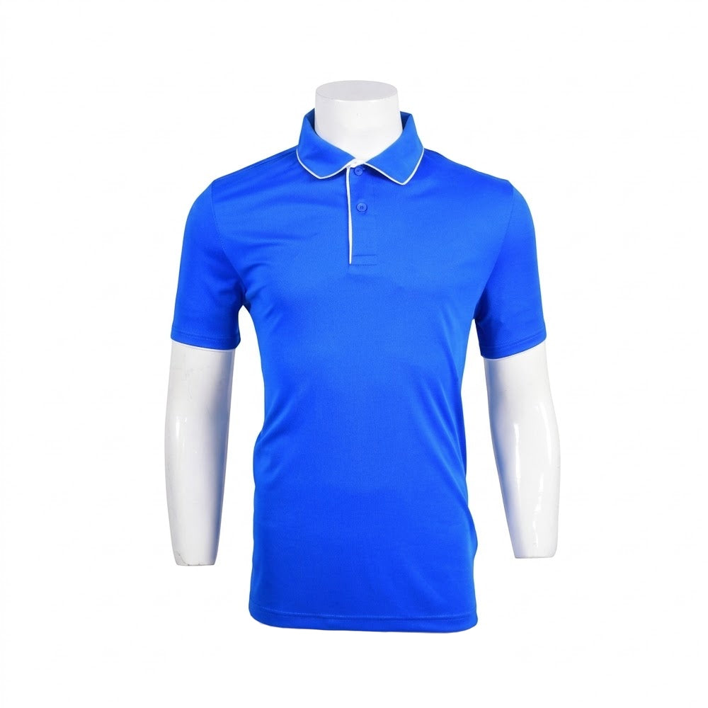 COOL MEN S/S POLO SHIRT W84RT-509 BLU M (IRS)