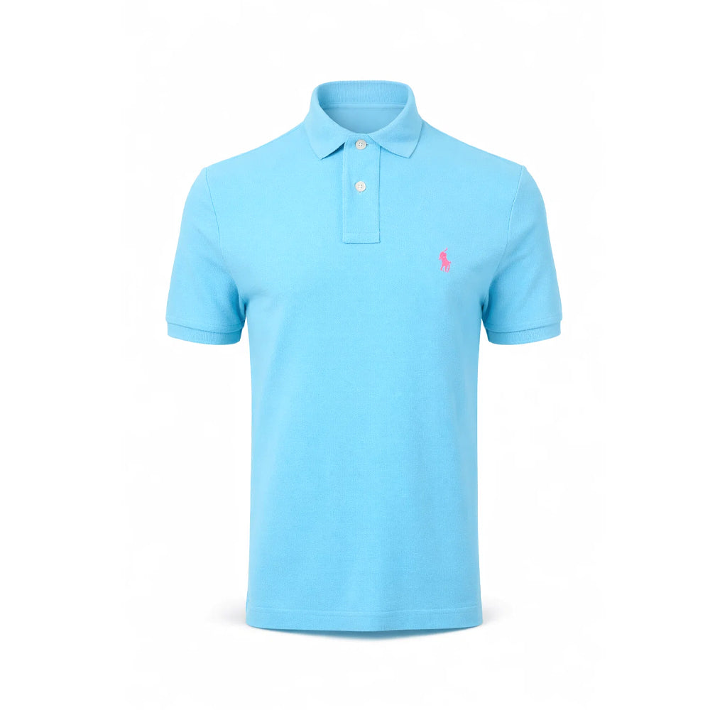 RL MEN S/S POLO SHIRT 656008 BLU S (IRS)