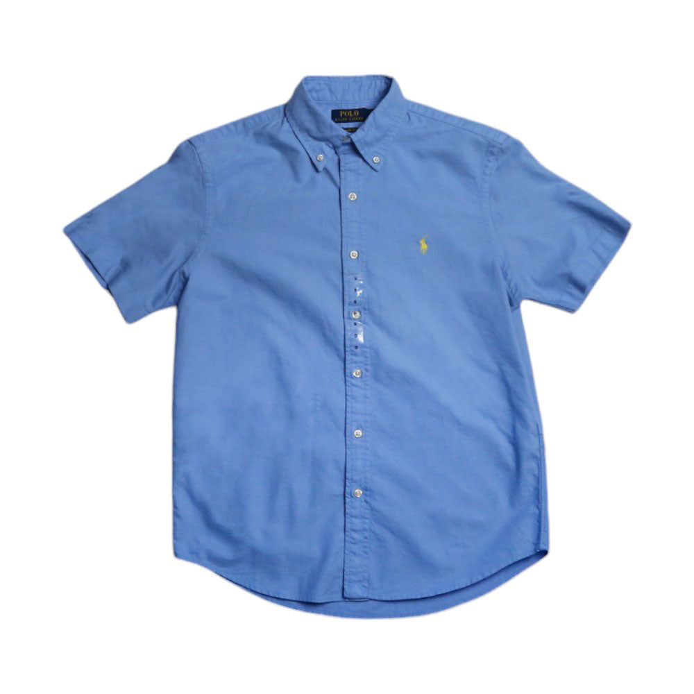 RL MEN S/S BUTTON DOWN SHIRT 290008 BLU L (IRS)