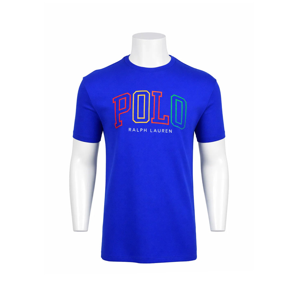 RL MEN S/S R.NECK SHIRT 648002 BLU M (IRS)