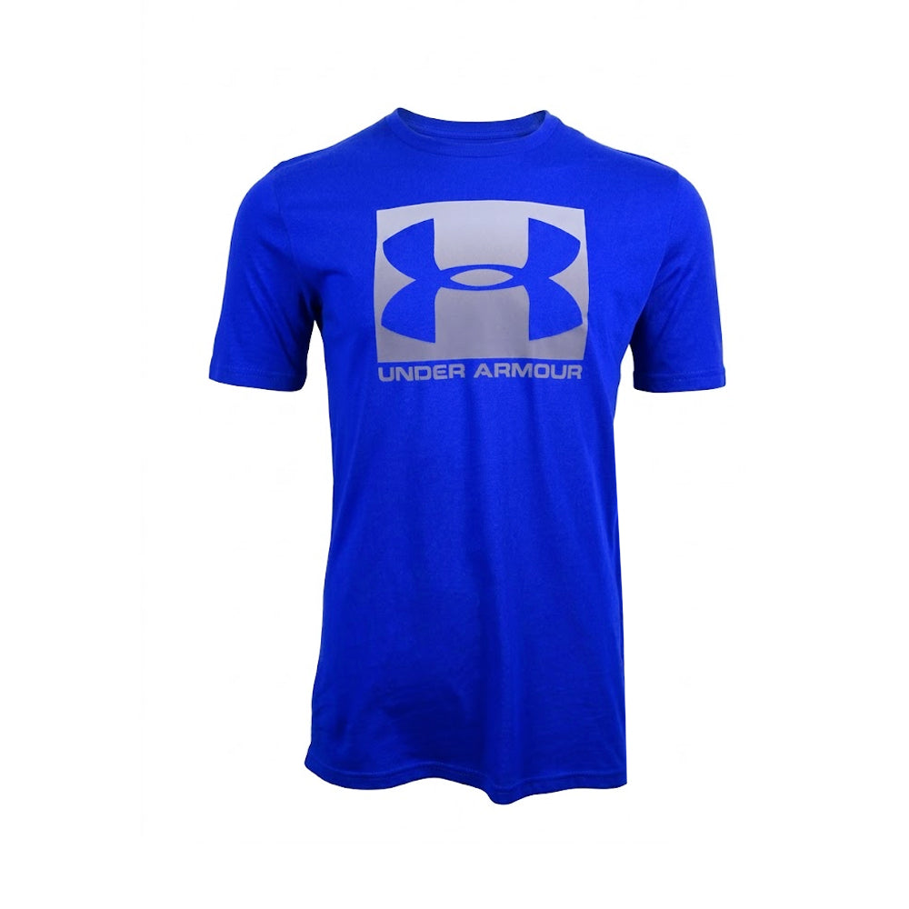 UA MEN S/S R.NECK SHIRT 1329581-400 BLU S (IRS)