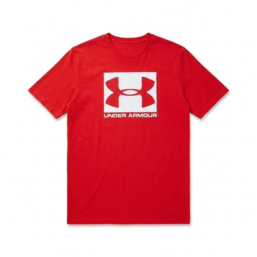 UA MEN S/S R.NECK SHIRT 1329581-600 RED M (IRS)