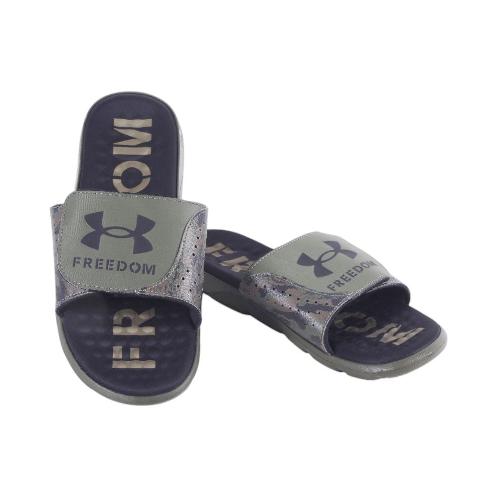 UA MEN SLIDE 3026152-300 GRN 11 (IR)