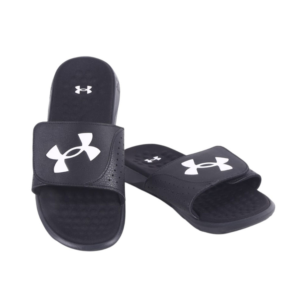UA MEN SLIDE 3026023-001 BLK 10 (IR)