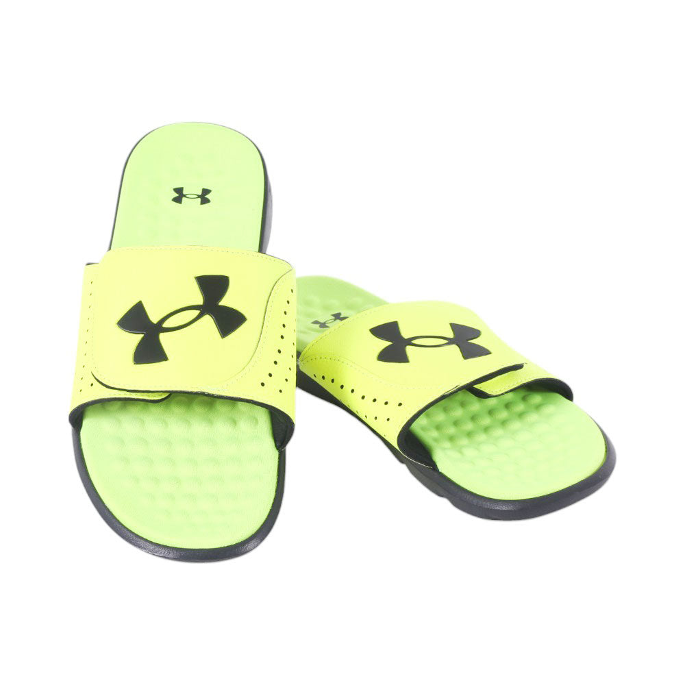 UA MEN SLIDE 3026023-302 YLW 10 (IR)