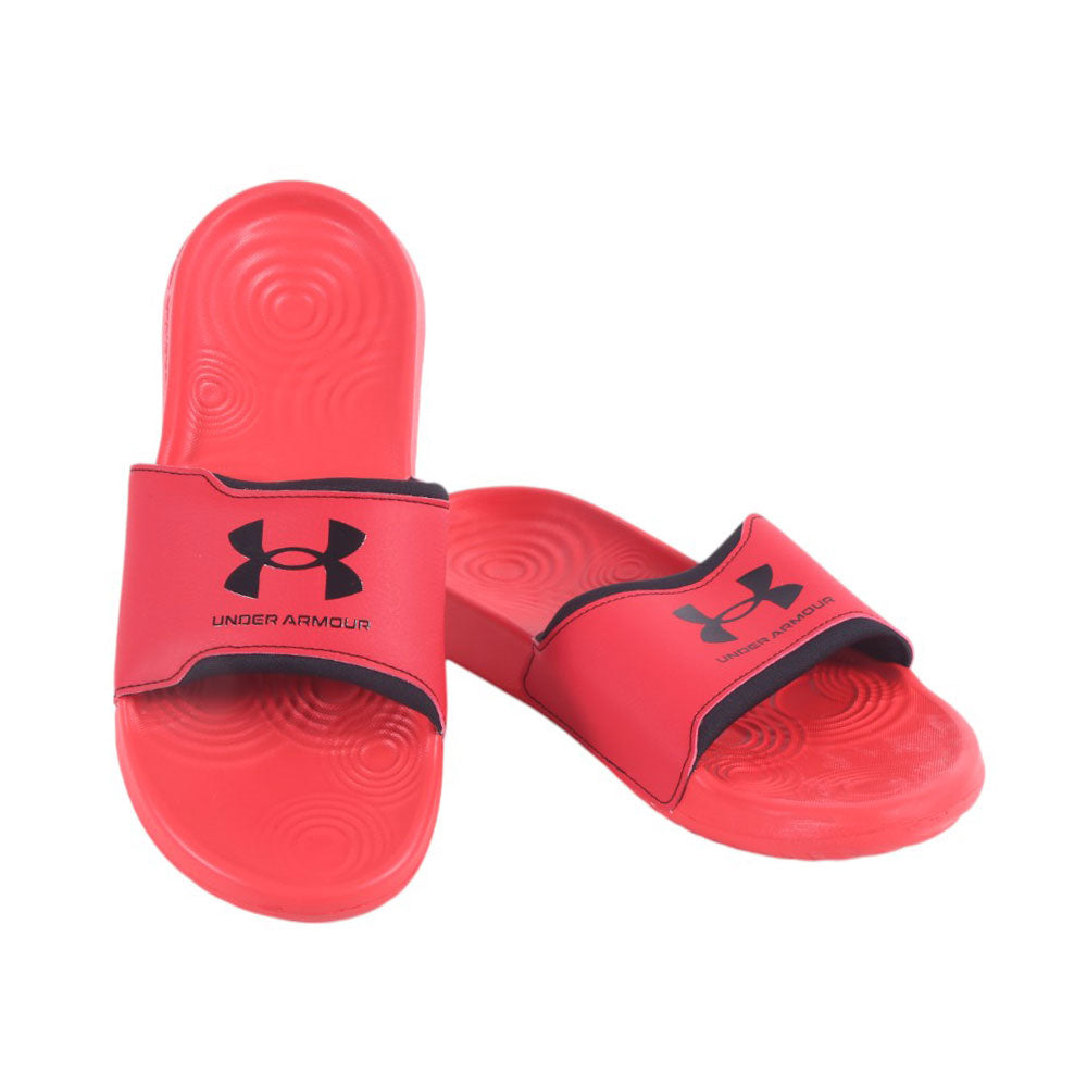UA MEN SLIDE 3027219-600 RED 10 (IR)