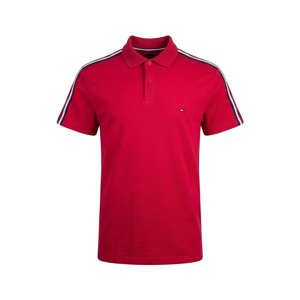 TH MEN S/S POLO SHIRT MW33591-600 MRN L (IRS)