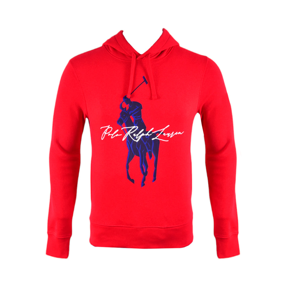R/L MEN L/S HOODIE 367008 RED S (IRW)