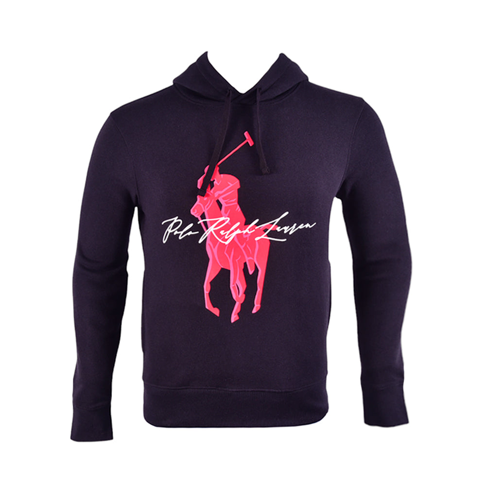 RL MEN L/S HOODIE 367006 BLK M (IRW)