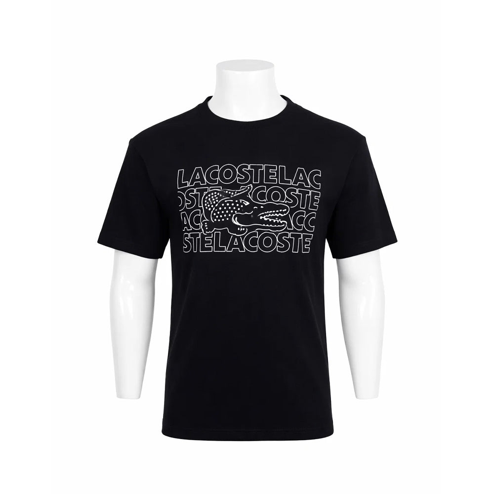 LAC MEN S/S R.NECK SHIRT TH7505-51-031 BLK L (IRS)