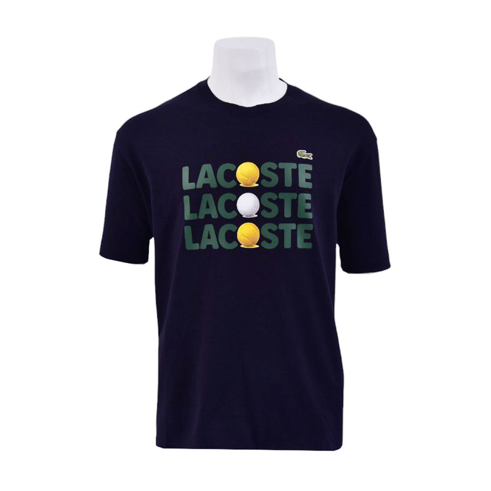 LAC MEN S/S R.NECK SHIRT TH7370-HDE NAVY M (IRS)