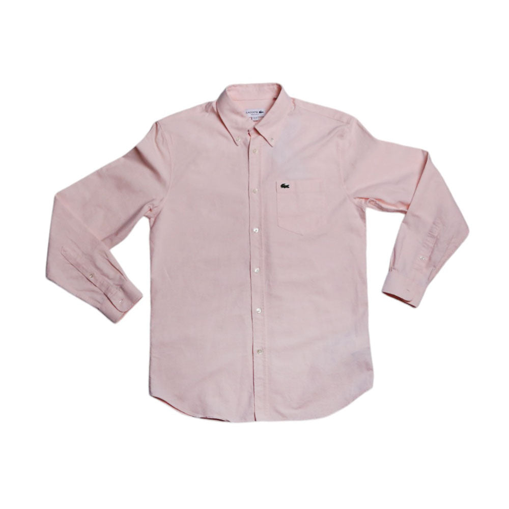 LAC MEN L/S DRESS SHIRT CH1911-7FD PNK S (IR)