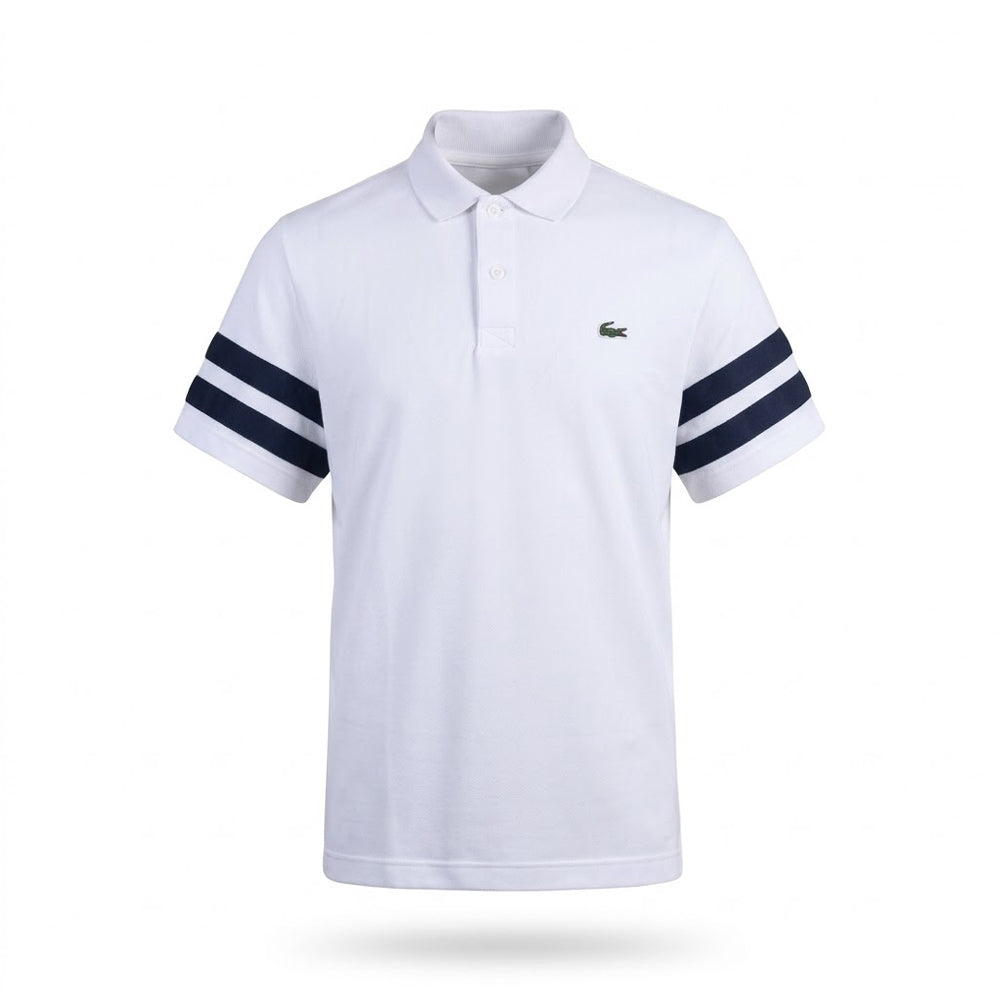 LAC MEN S/S POLO SHIRT DH7352-522 WHT L (IRS)