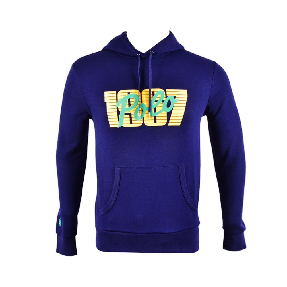 RL MEN L/S HOODIE 736001 NVY S (IRW)