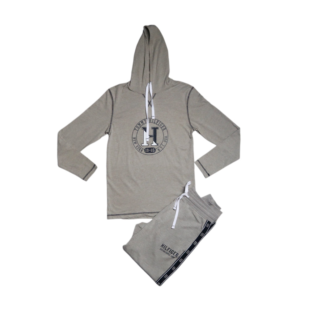 TH MEN L/S HOODIE 09T4197004 GRY L (IRW)