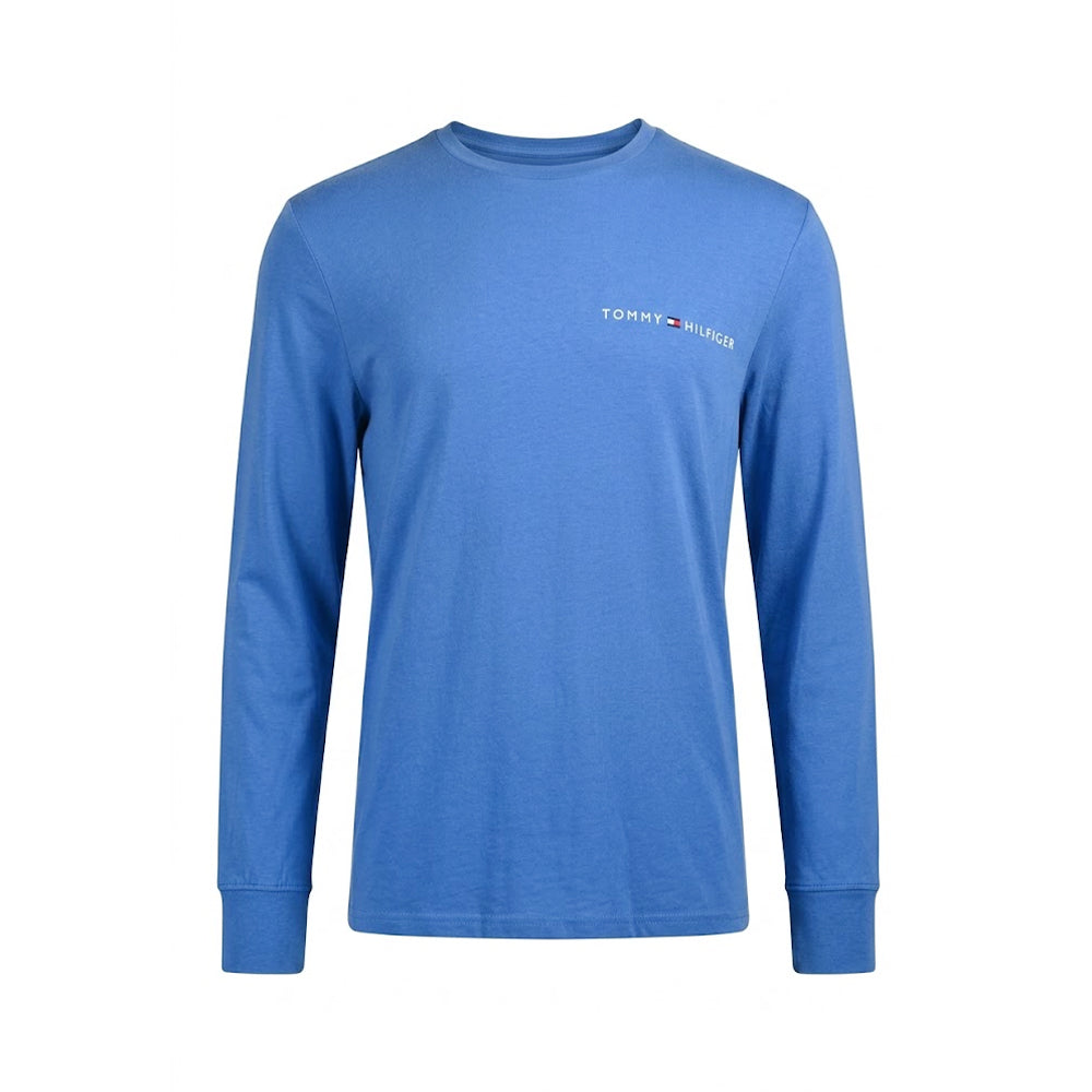 TH.MEN L/S R.NECK SHIRT 09T4121474 BLU M (IRW)