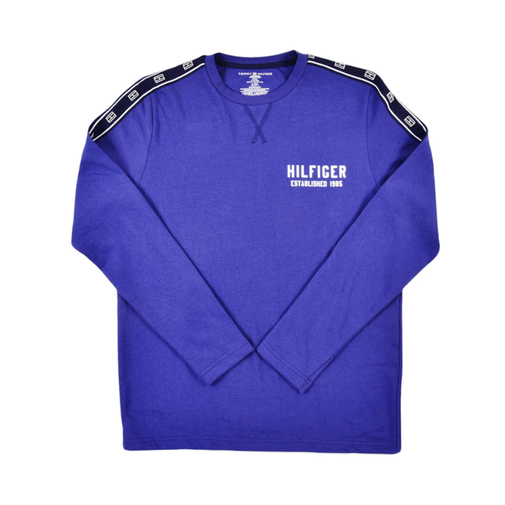 TH.MEN L/S R.NECK SHIRT 09T4087492 BLU L (IRW)