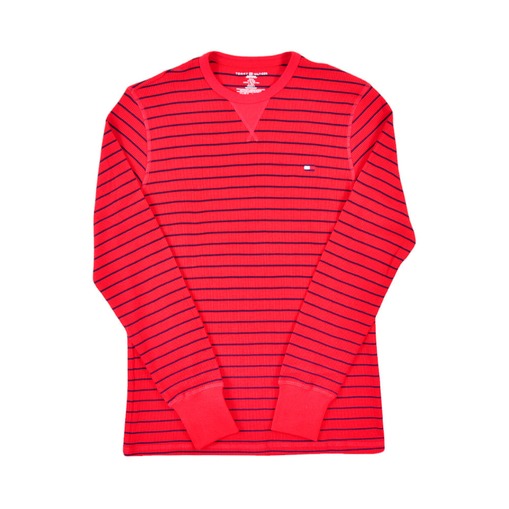 TH.MEN L/S R.NECK SHIRT 09T4224624 RED S (IRW)
