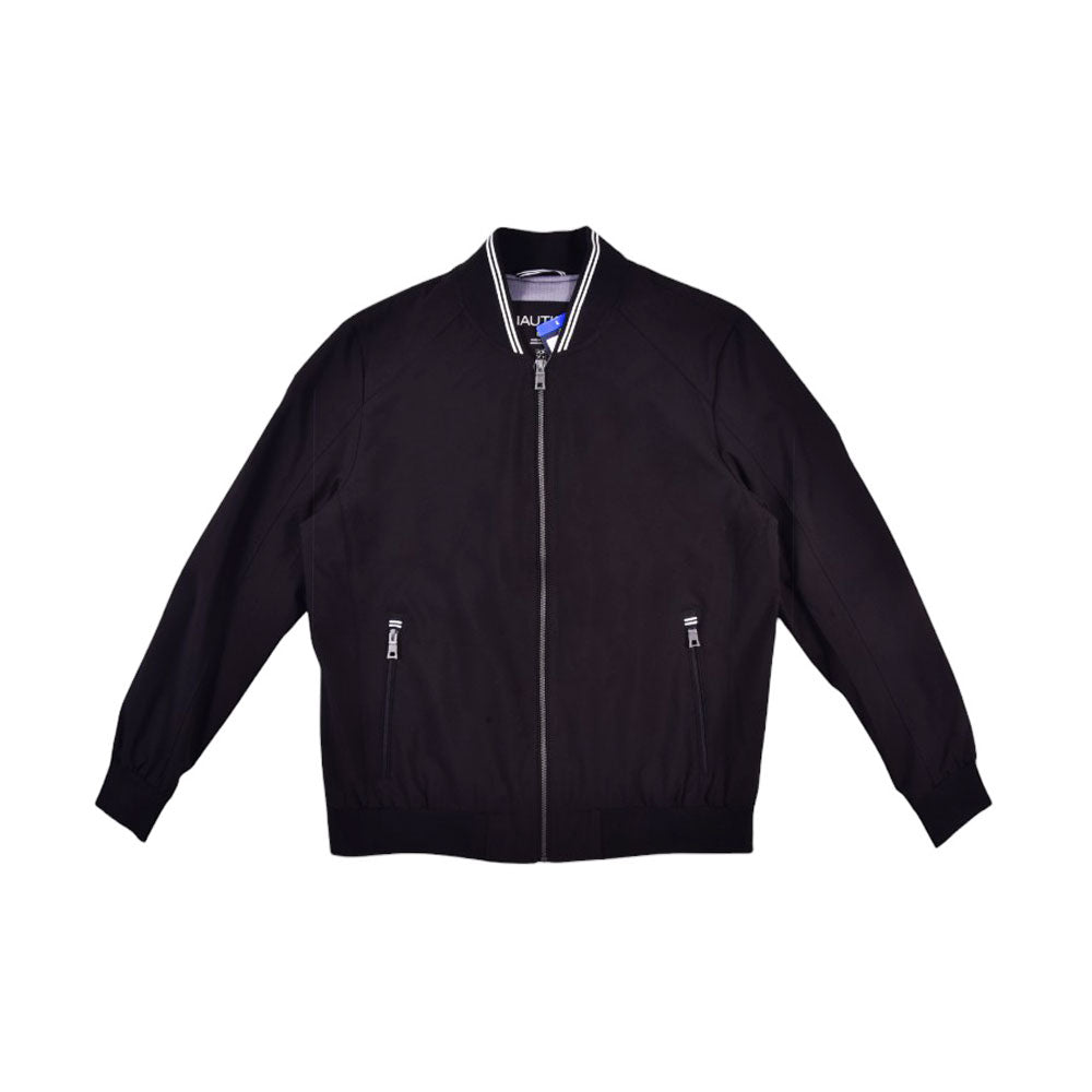 NAUTICA MEN L/S JACKET 1791623 BLK L (IRW)