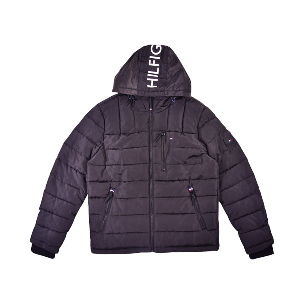 TH MEN L/S QUILTED JACKET 151AP213 BLK L (IRW)