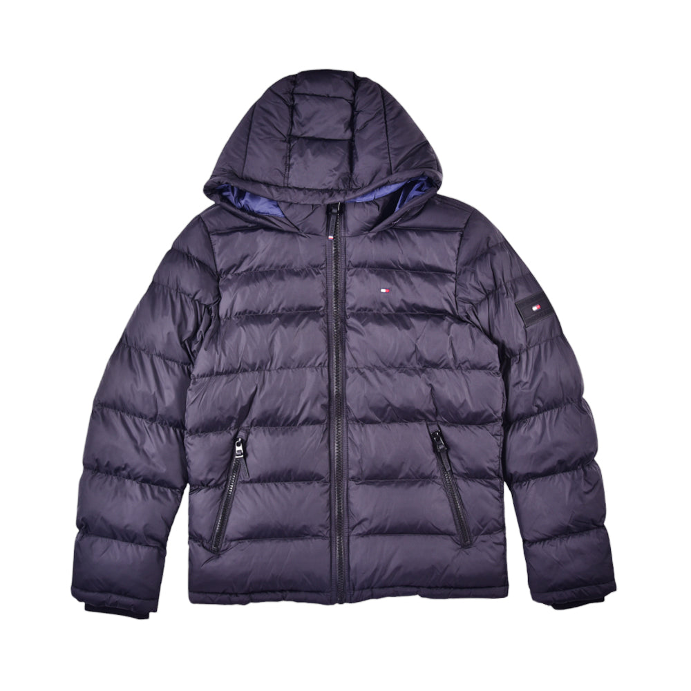 TH MEN L/S PUFFER JACKET 158AN508 BLK L (IRW)
