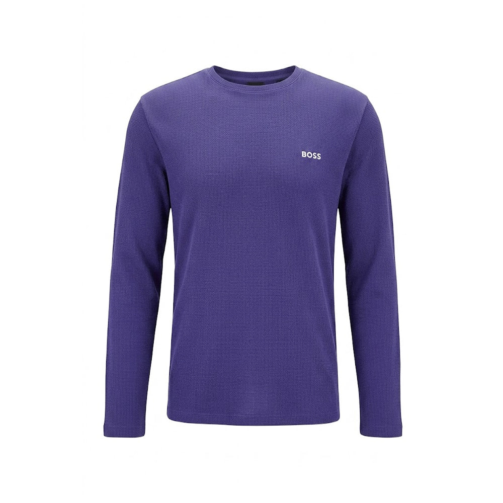 HB MEN L/S R.NECK SHIRT 50479387-412 BLU M (IR)