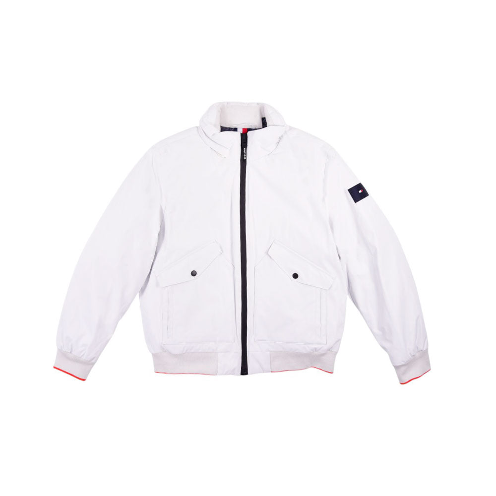 TH MEN L/S BOMBER JACKET 152AP755 WHT M (IRW)