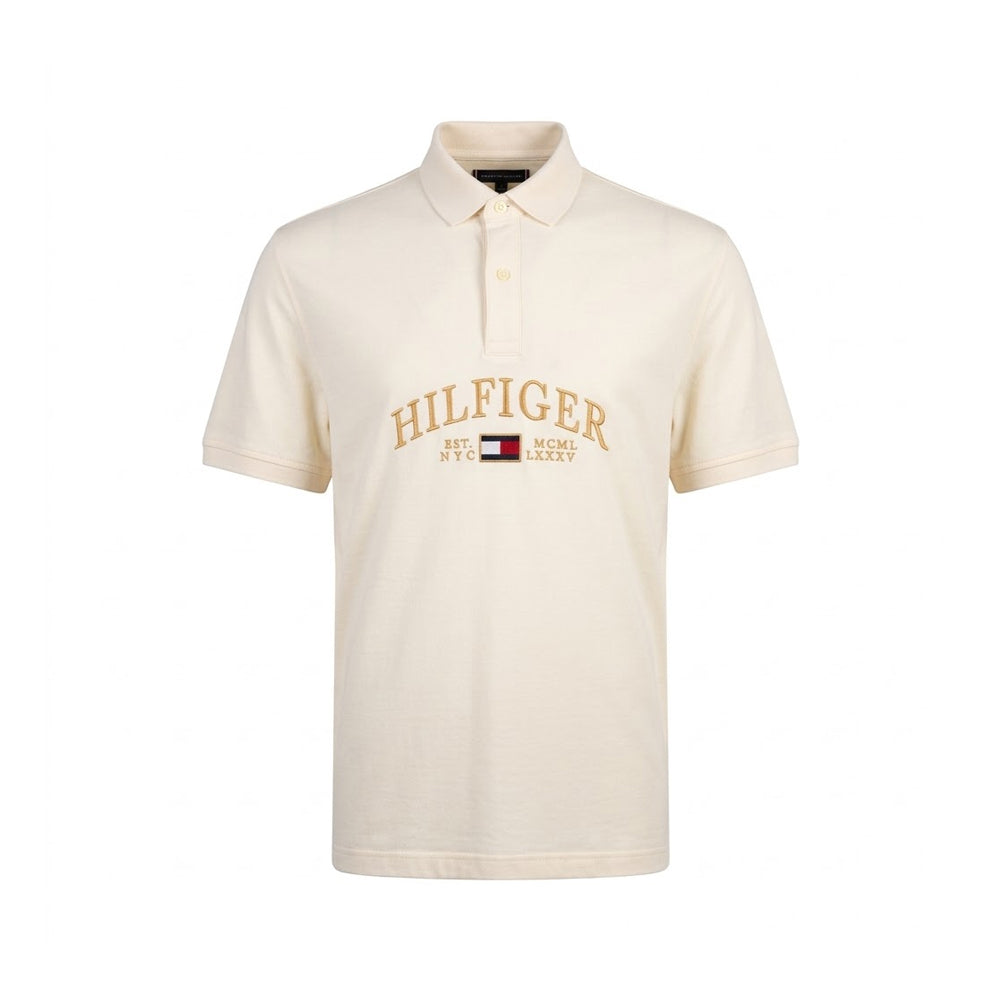 TH.MEN S/S POLO SHIRT 78JB241-100 WHT L (IRS)