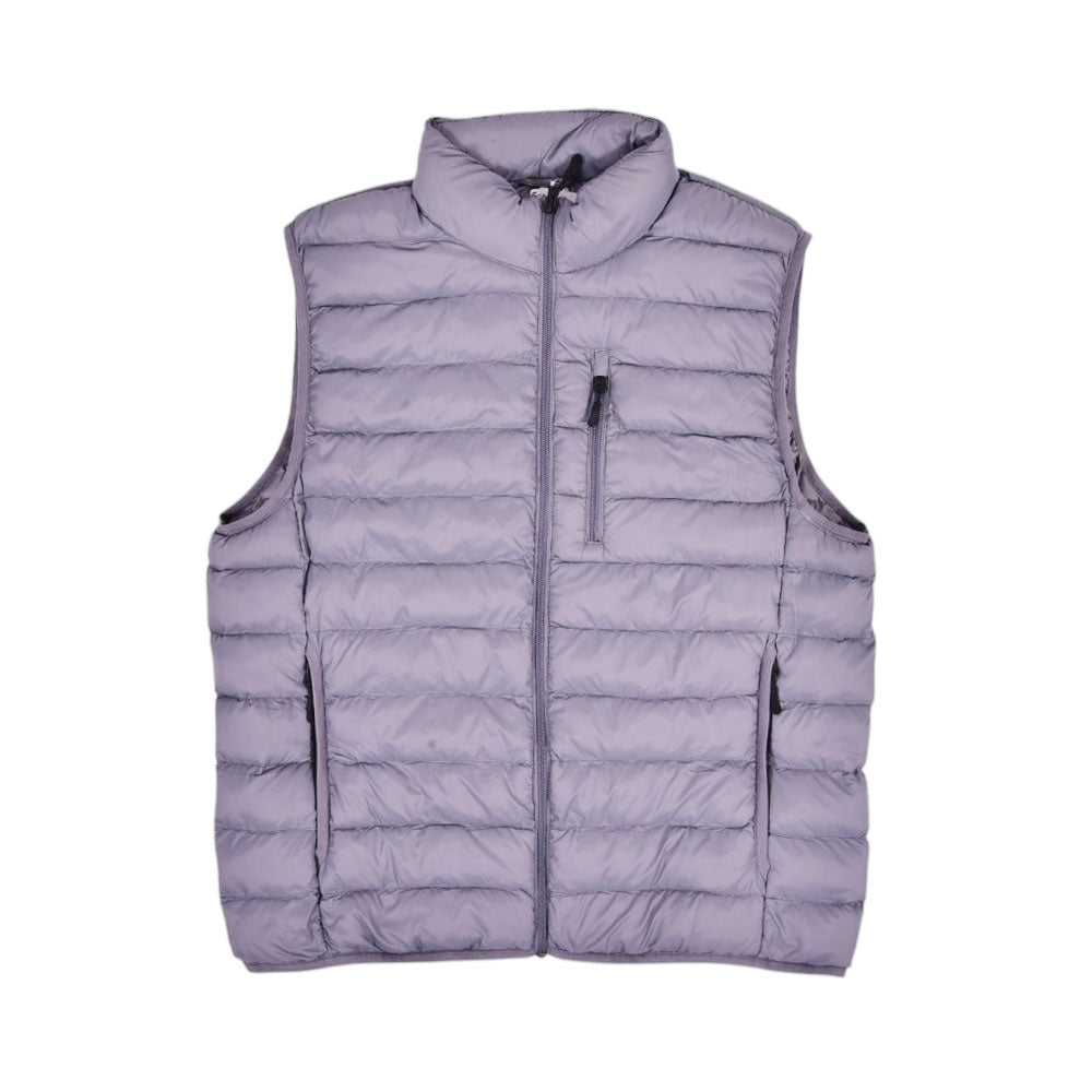HEAT 32 MEN S/L PUFFER JACKET 6147PRT-139 GREY L (IRW)