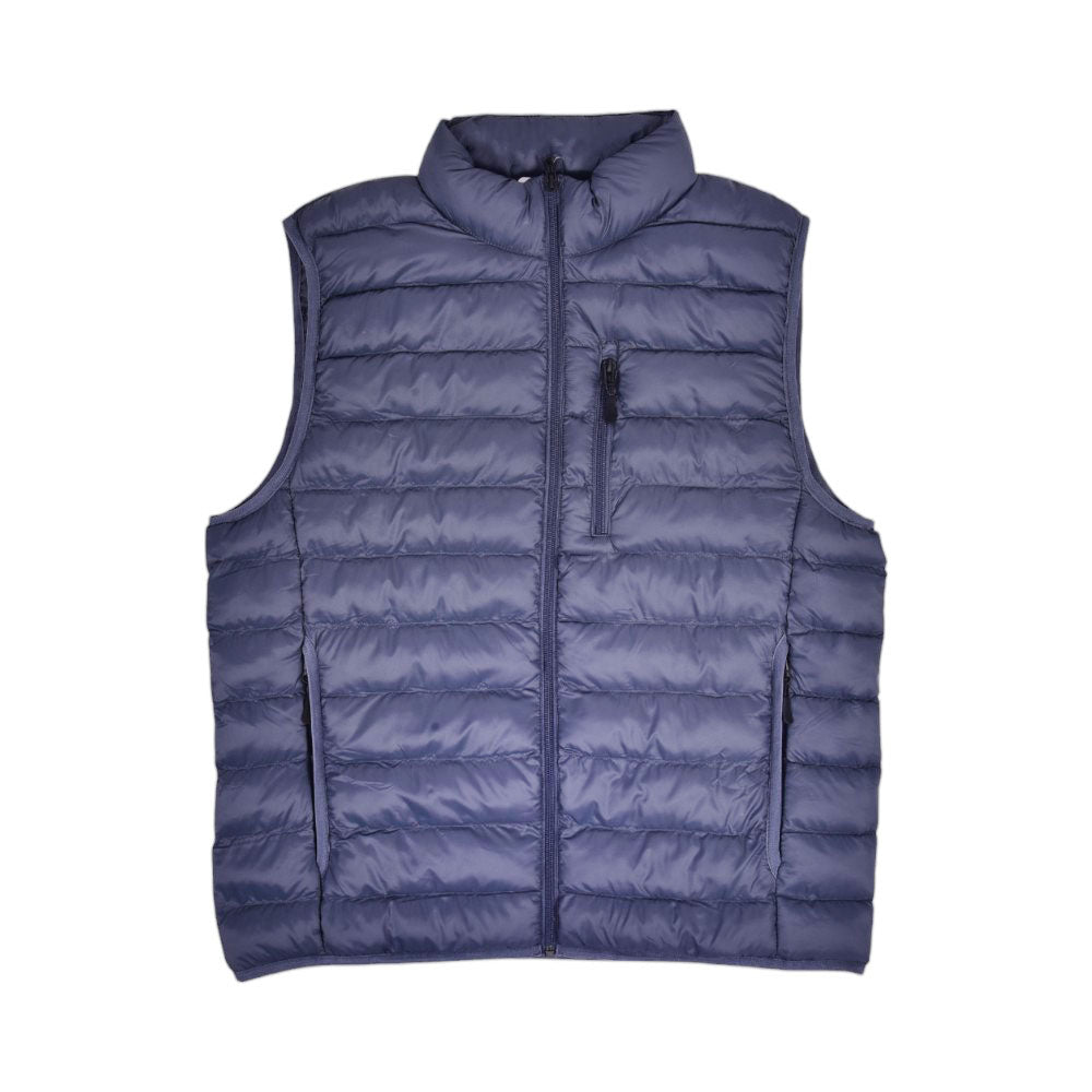 HEAT 32 MEN S/L PUFFER JACKET 6147PRT-472 D-GRY L (IRW)