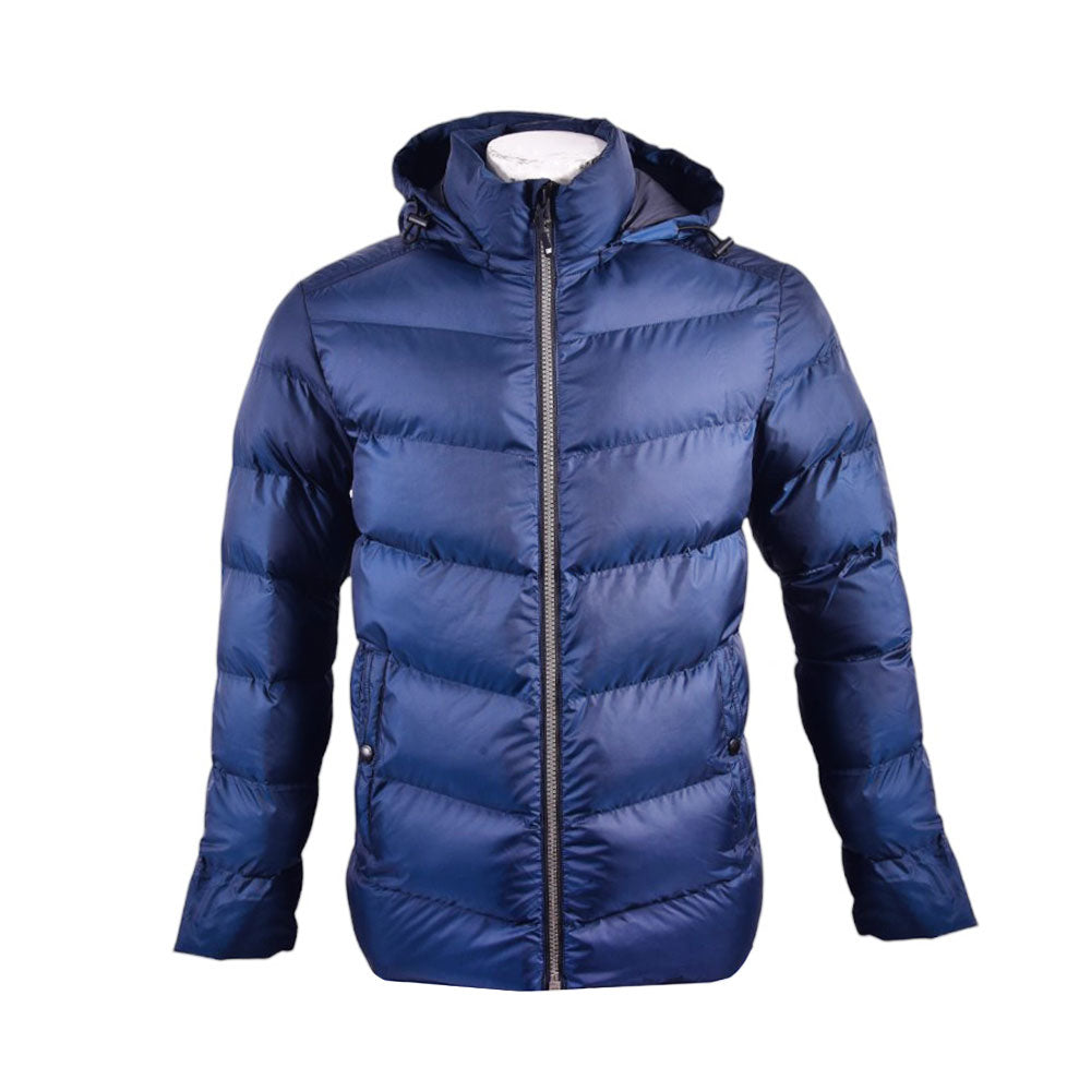HEAT 32 MEN S/L PUFFER JACKET W-HOOD 4074 PRT-664 D-GRN L (I