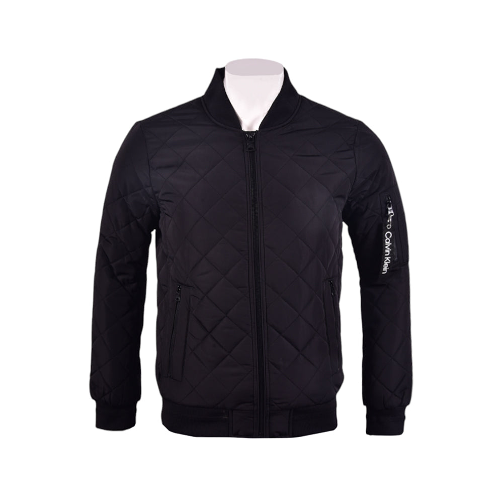 CK MEN L/S PUFFER JACKET CM008986 BLK L (IRW)