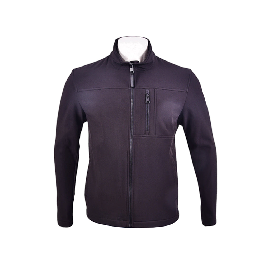 CK MEN L/S SOFT SHELL FLEECE JACKET CM903910 BLK L (IRW)
