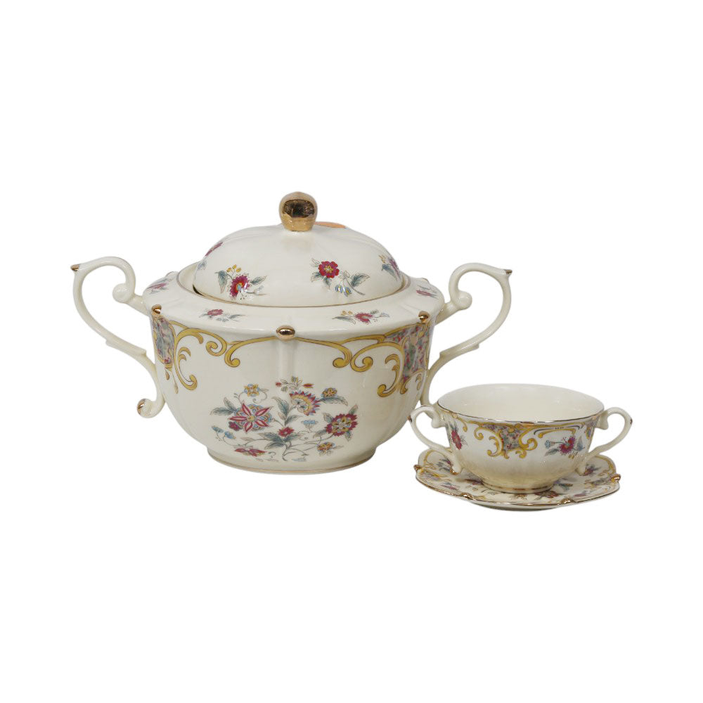SOUP SET 23PC PORCELAIN KY81103 MS