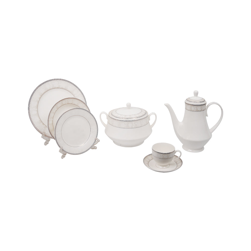DINNER SET 61PC BONE CHINA JH2-013 UC