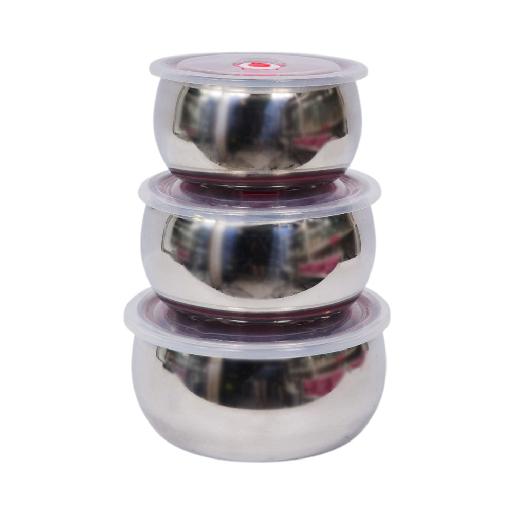 BOWL SET 6PC STEEL 12X14X16 CM KL19194