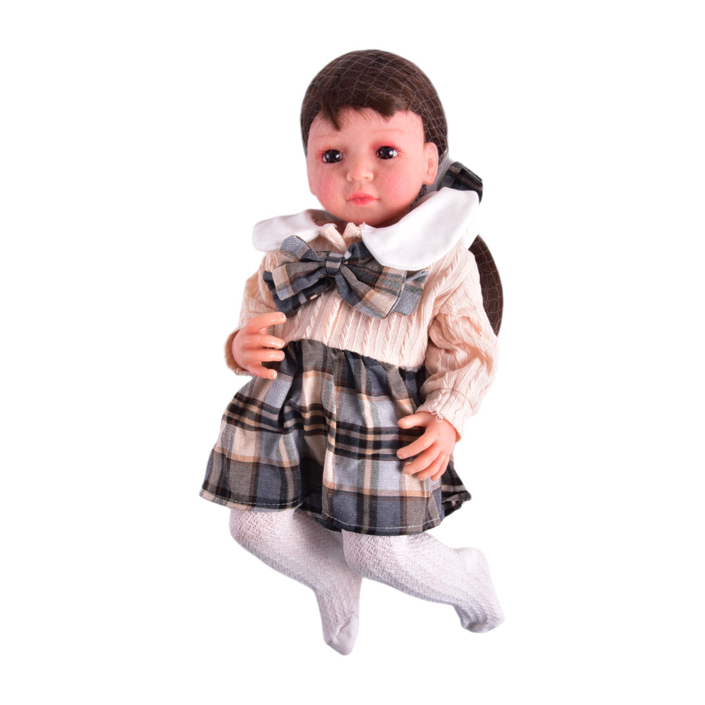 QM122 55 CM VINYL DOLL BLACK