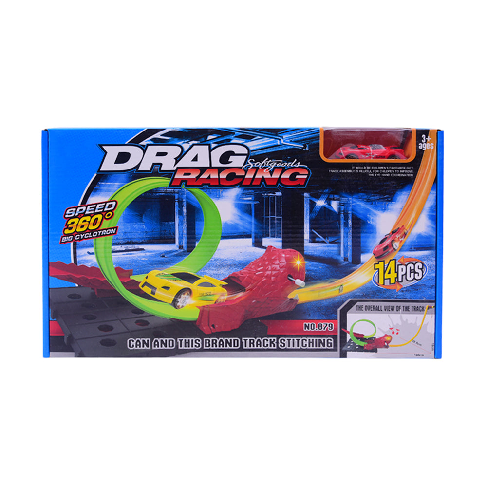 879 DRAG RACING TRACK SET 14PCS