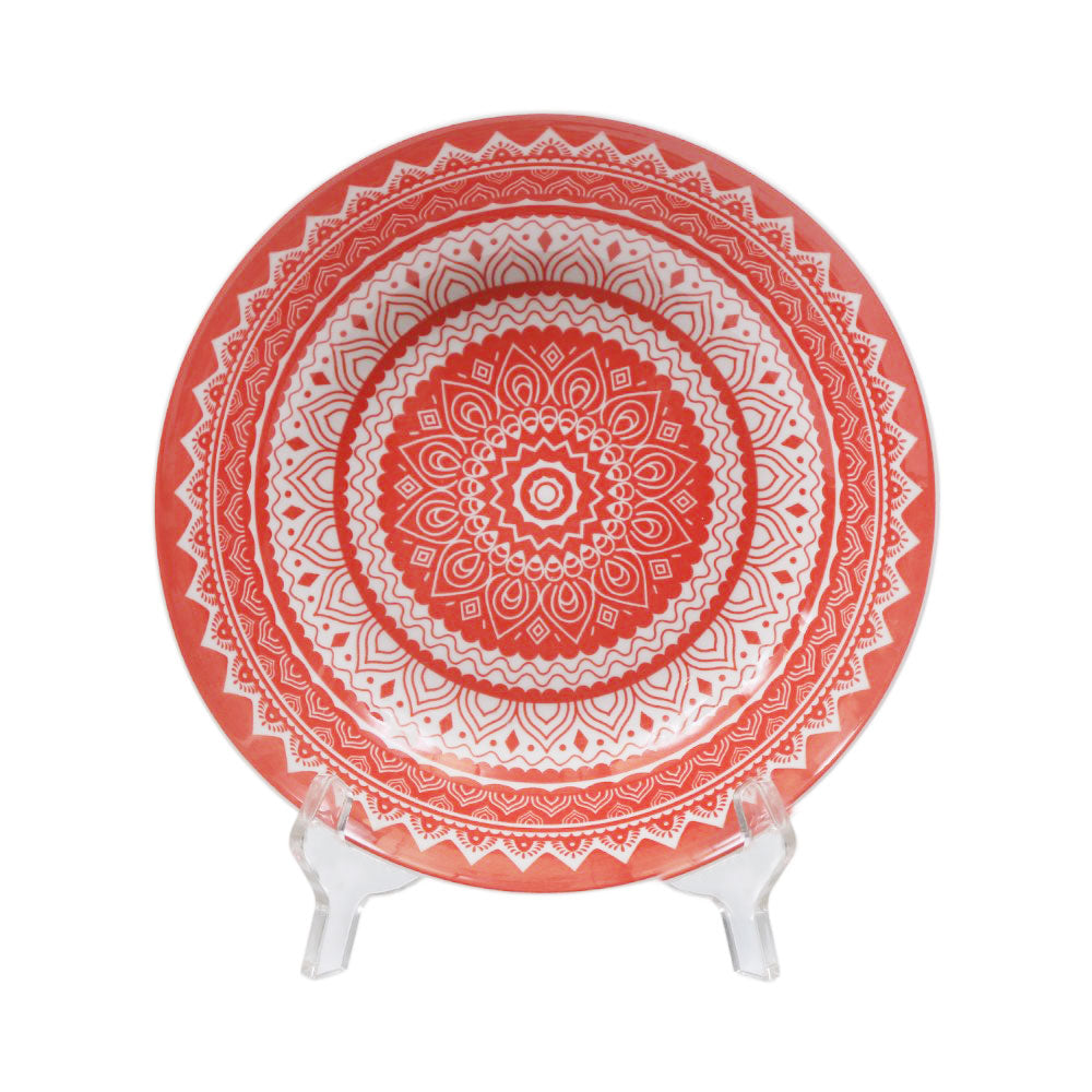 PLATE DEEP COLOR FULL RED