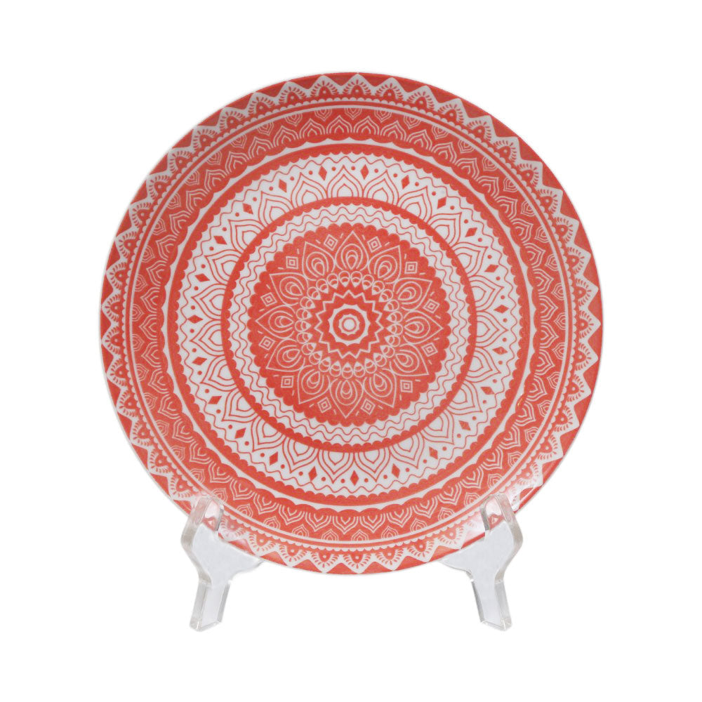 PLATE QUARTER COLOR FULL RED