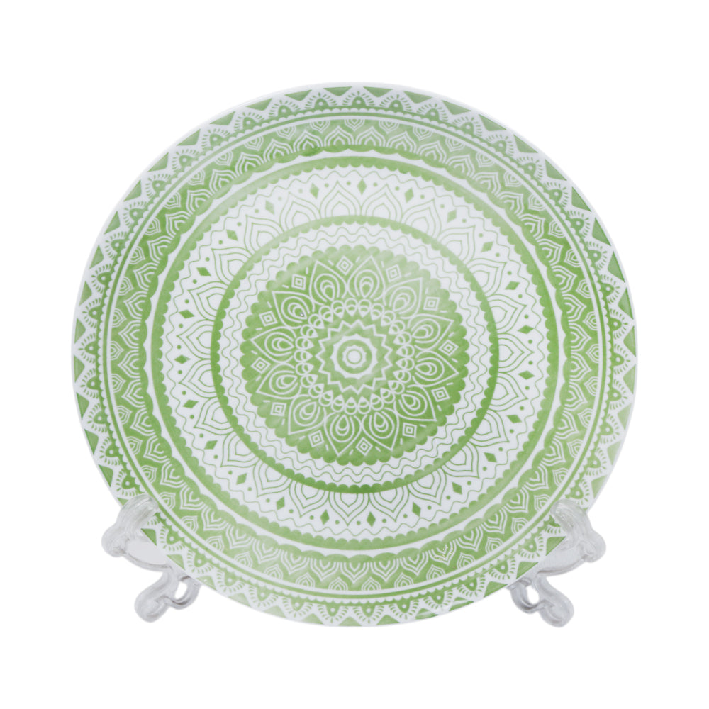 PLATE QUARTER COLOR FULL GREEN