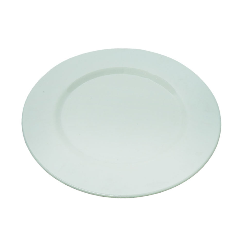 PLATE DINNER MARQUEE PLAIN WHITE