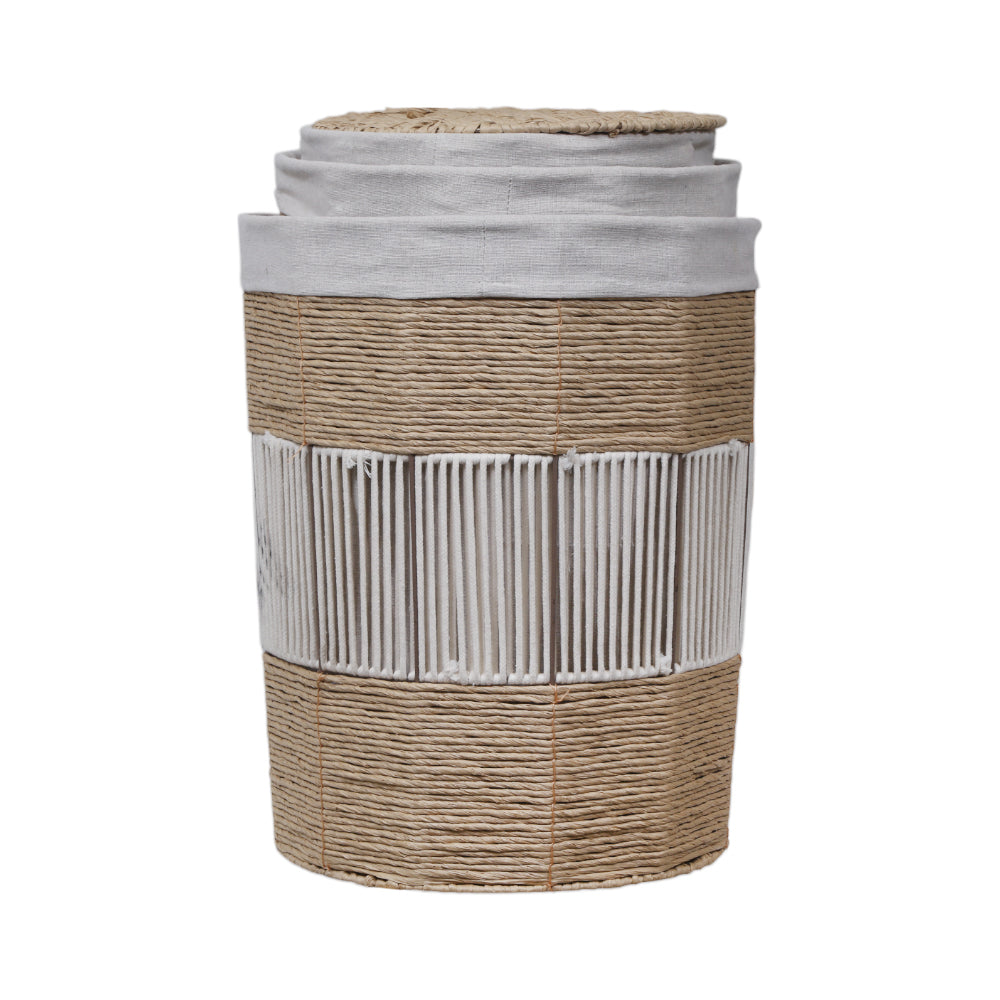 LAUNDRY BASKET 3PC SET IR Q24-Z02YM