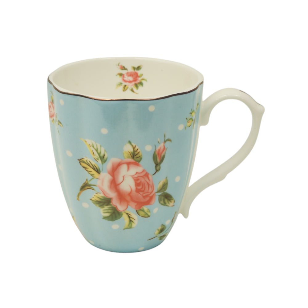 MUG BONE CHINA BLUE BIRD AF008