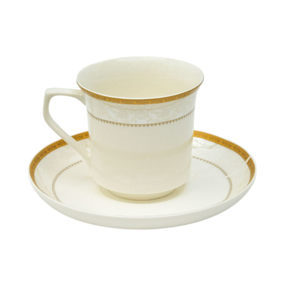 CUP & SAUCER BONE CHINA HO2 IMK (Pack 6)