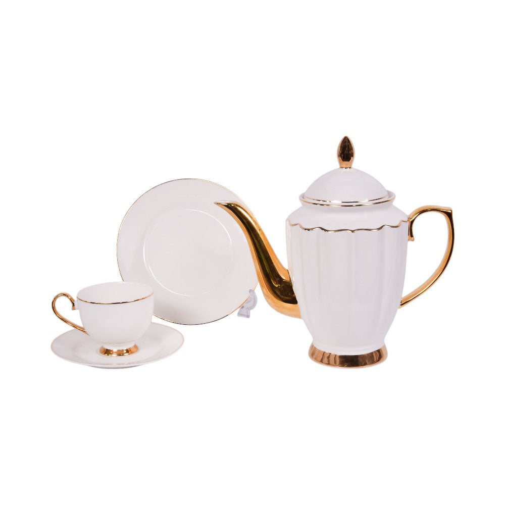 TEA SET 24PC MORE & MORE DSGG GOLD – Al-Fatah