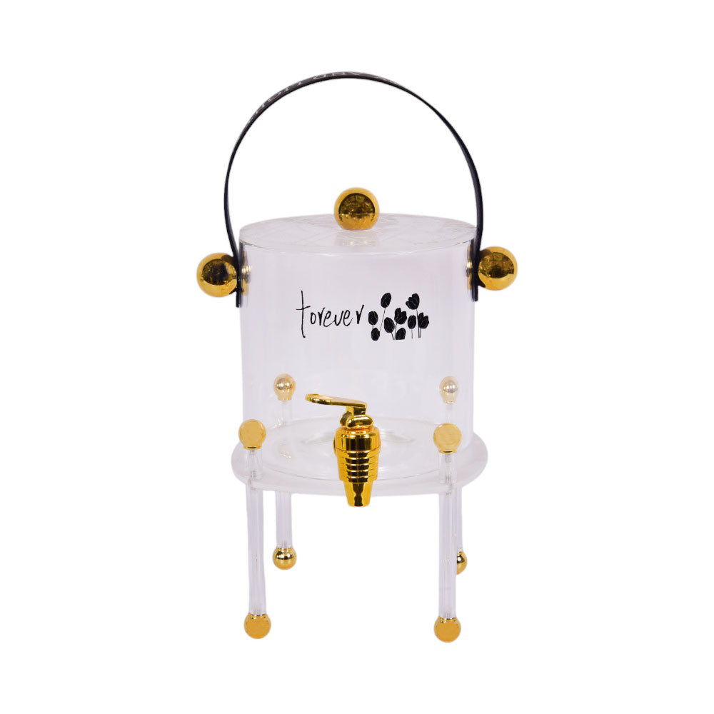 WATER COOLER GLASS GOLDEN ET025